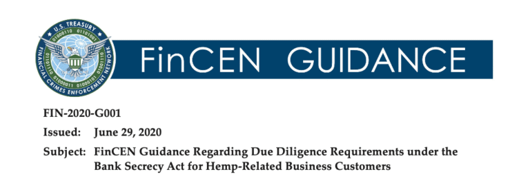 Banking Troubles Still Limiting Hemp Businesses – Large & Small fincen guidance on hemp 2020